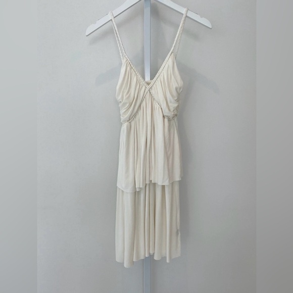 RACHEL PALLY IVORY MODAL SPANDEX DRESS SIZE MEDIUM - Picture 1 of 16